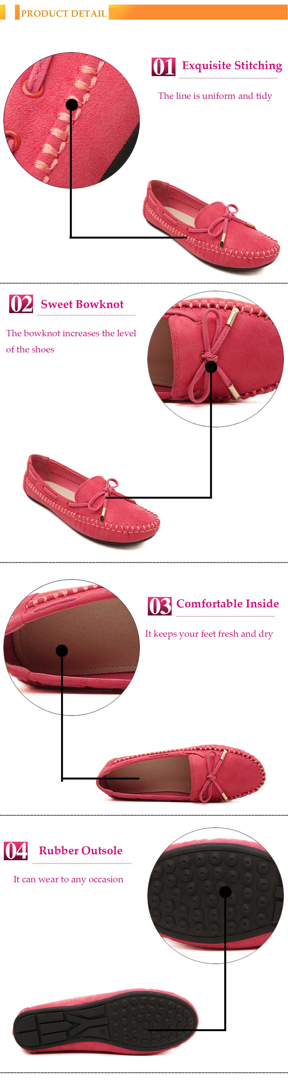 Fashionable Handwork Bowknot Design Round Toe Women Flat Shoes