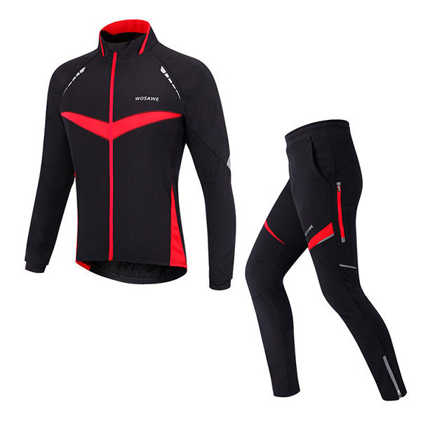 High Quality Winter Outdoor Long Sleeves Pants Cycling Suits For Unisex