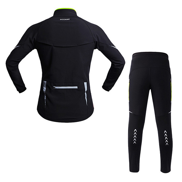High Quality Winter Outdoor Long Sleeves Pants Cycling Suits For Unisex