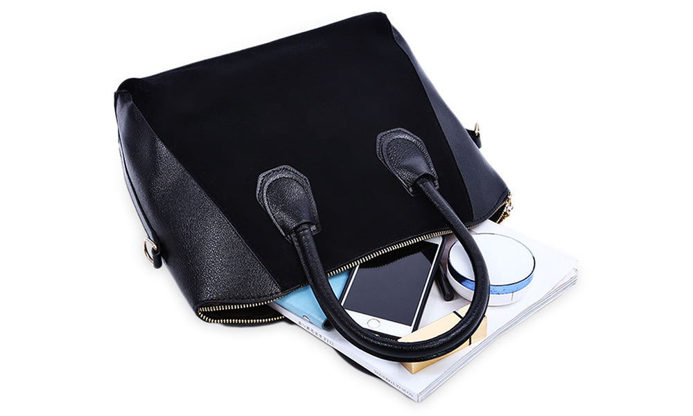 Guapabien Old Classical Patchwork Rivet Animal Zipper Head Handbag Shoulder Messenger Smile Face Bag