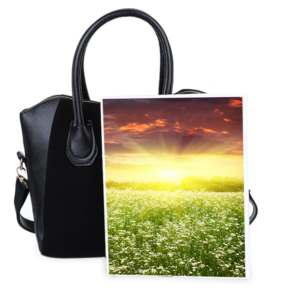 Guapabien Old Classical Patchwork Rivet Animal Zipper Head Handbag Shoulder Messenger Smile Face Bag