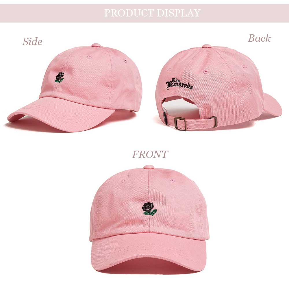 Casual Pattern Print Solid Color Baseball Cap for Men