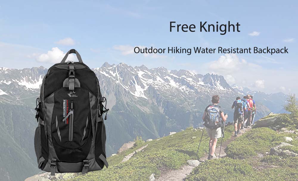 Free Knight Outdoor Hiking Rucksack Water Resistant Fabric Backpack Travel Necessity Bag