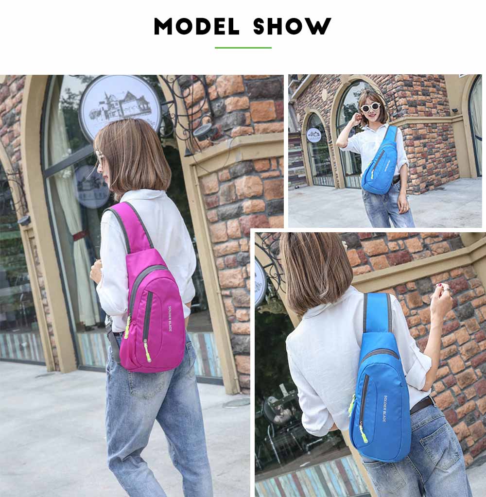 Guapabien Fashionable Single Shoulder Outside Waterproof Multifunctional Chest Bag