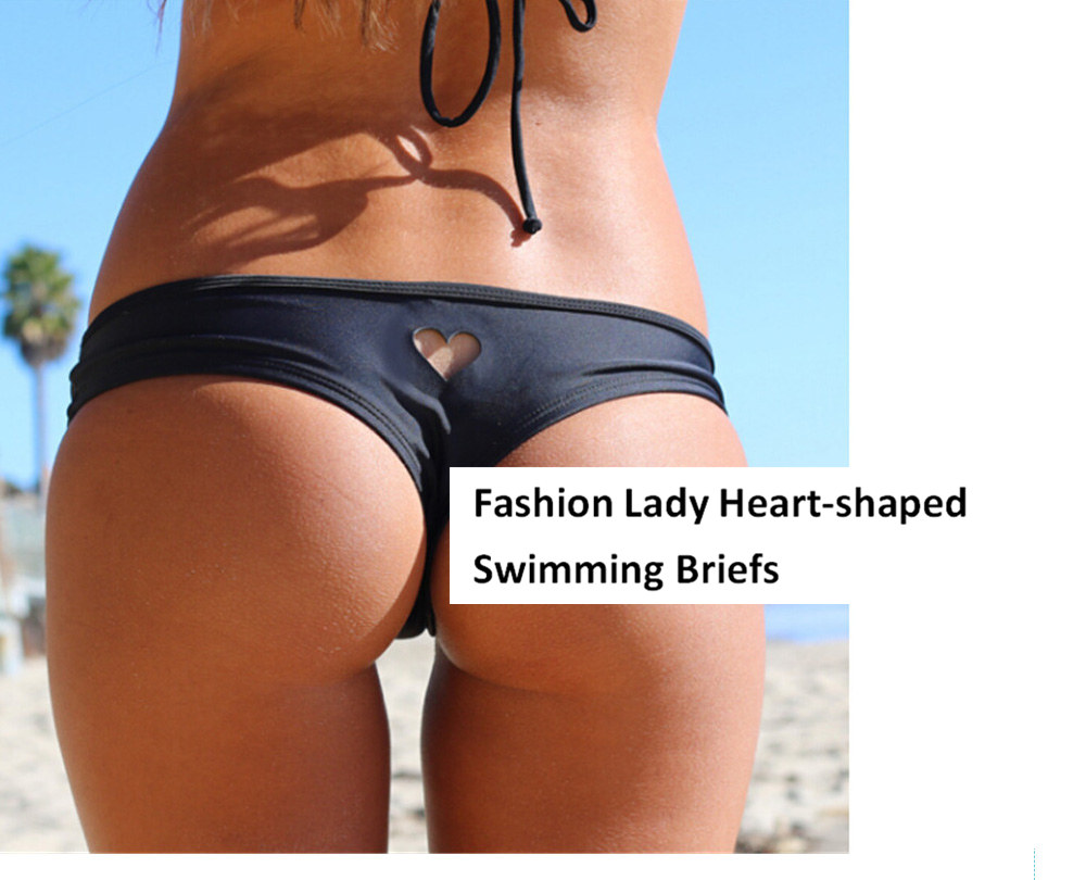 ZAFUL Lady Heart-shaped Swimming Briefs