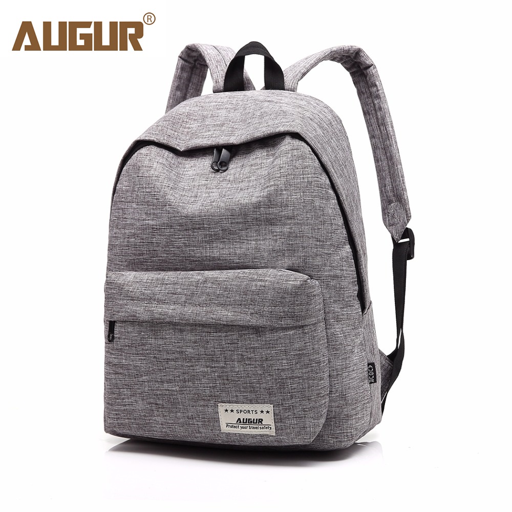 AUGUR Brand Backpack For Men Woman School Bag Laptop Travel College