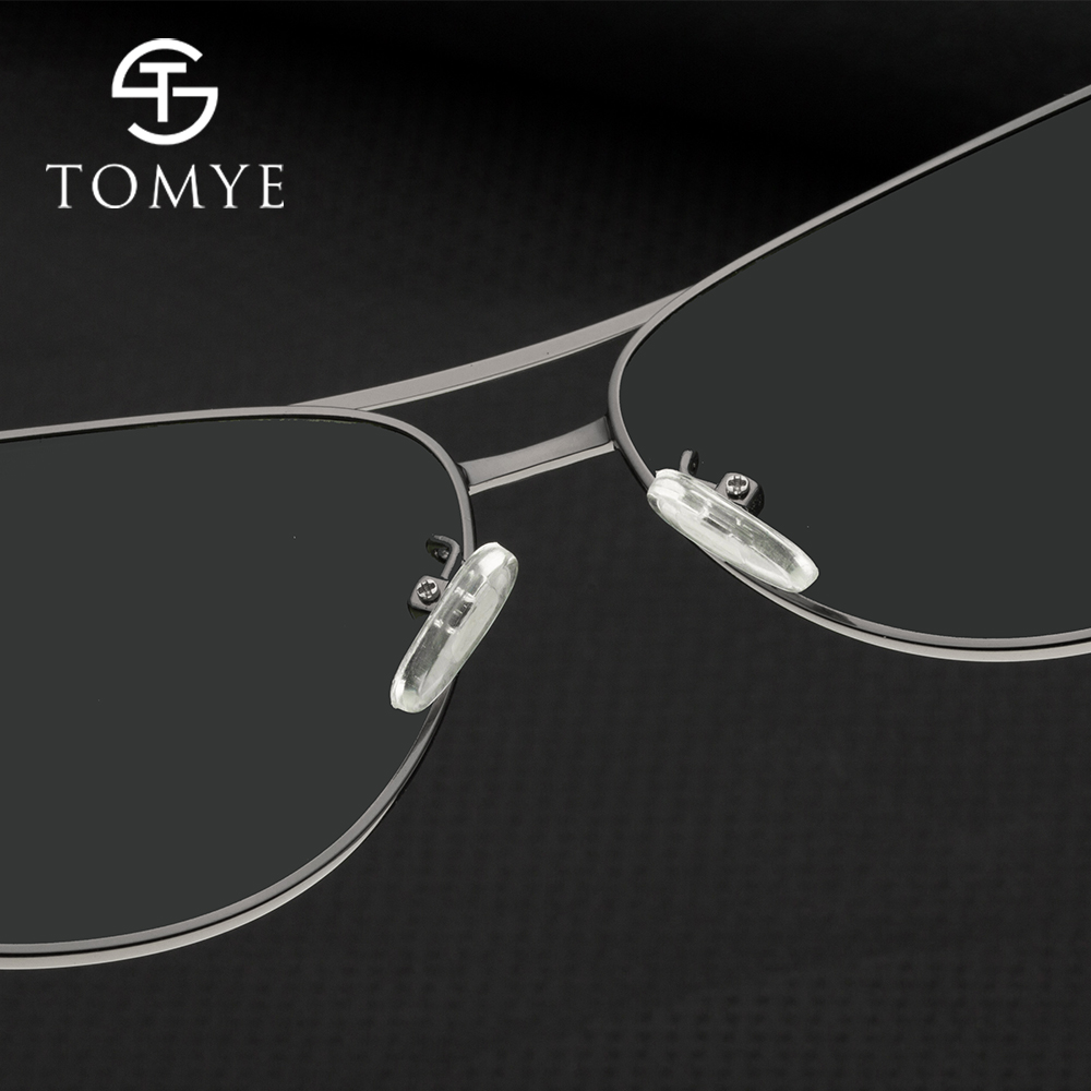 TOMYE 9175 Al-Mg Alloy Aviator Polarized Sunglasses for Men
