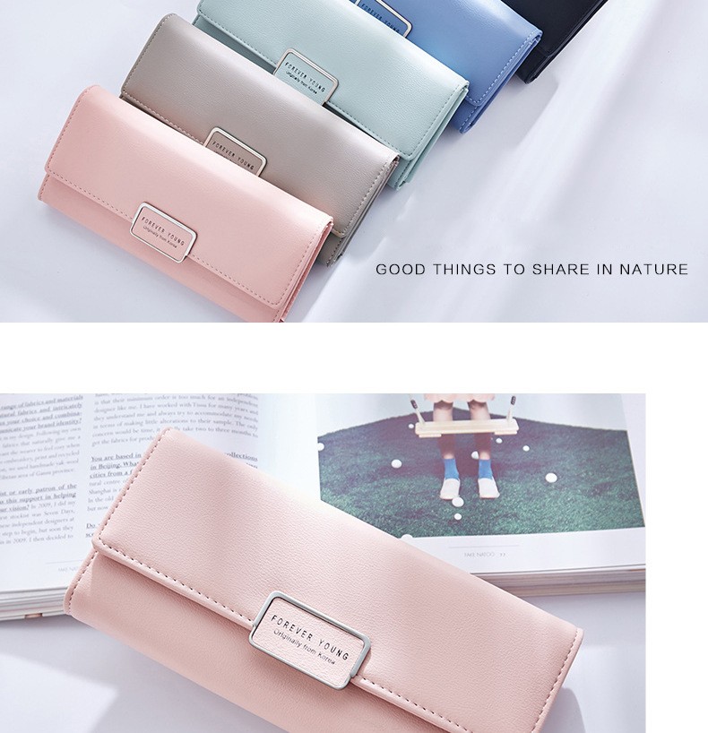 Fashion Women Wallet Clutch Purse Female Long Leather Ladies Holder Money Bag