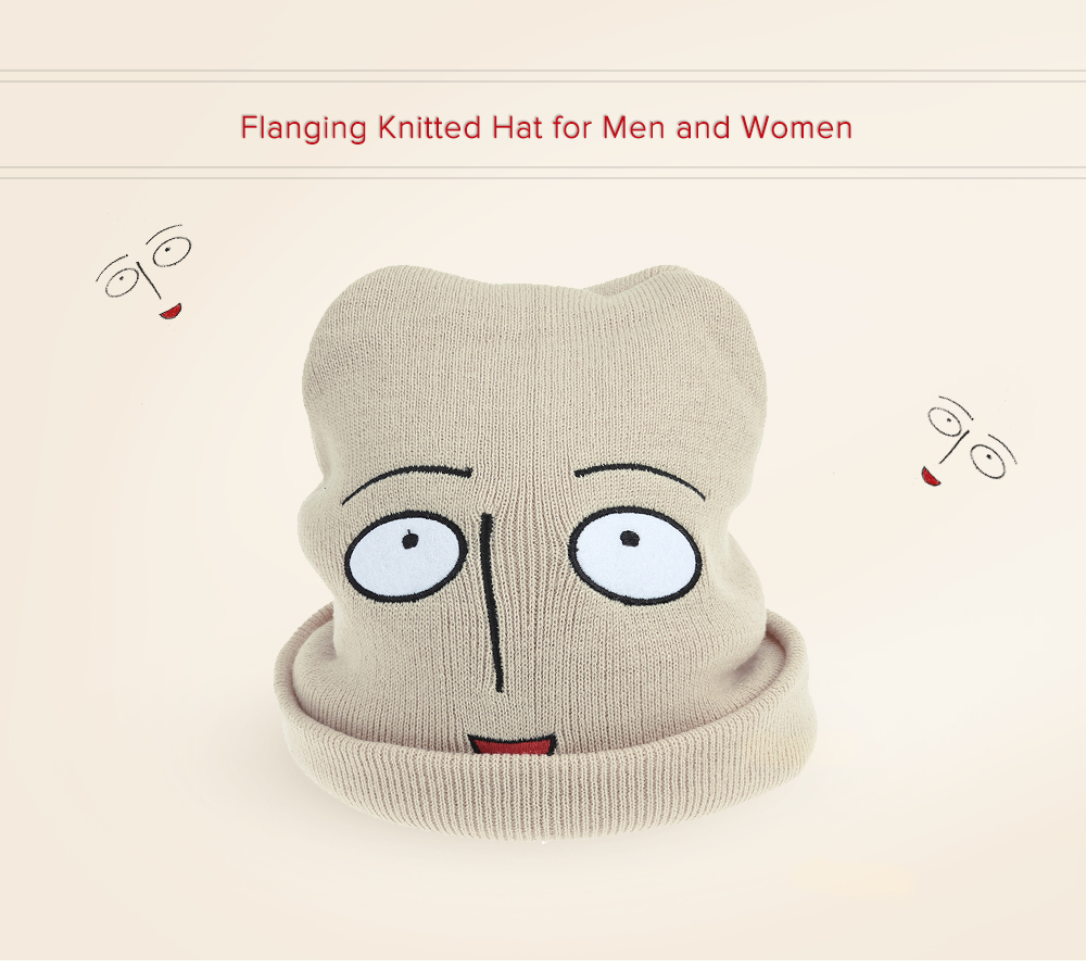 Outdoor Flanging Knitted Hat