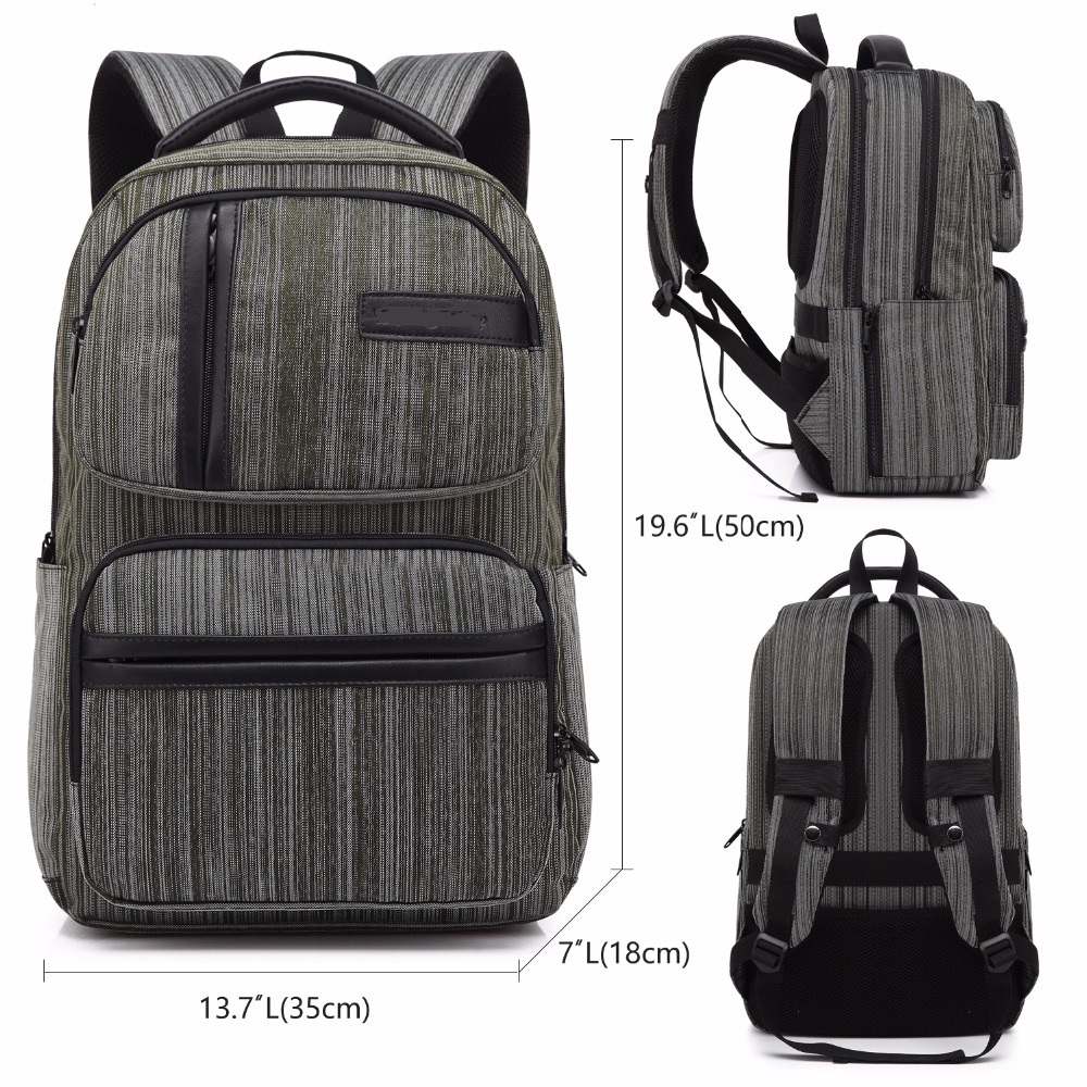 WalkingToSky Brand Backpacks for Men Women School Bag 15.6 Inch Computer Classic Business Bags Travel College