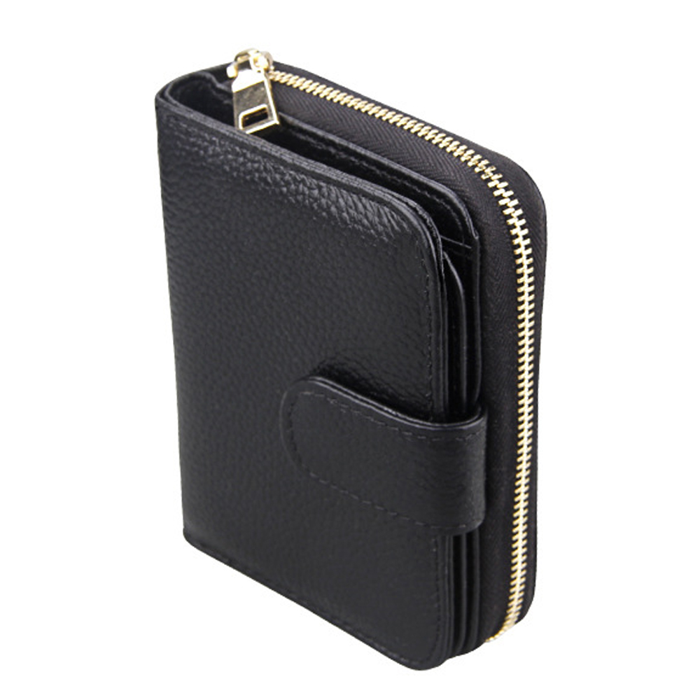 Fashion Women Genuine Leather Wallets Mini Cowhide Bag Card Holder