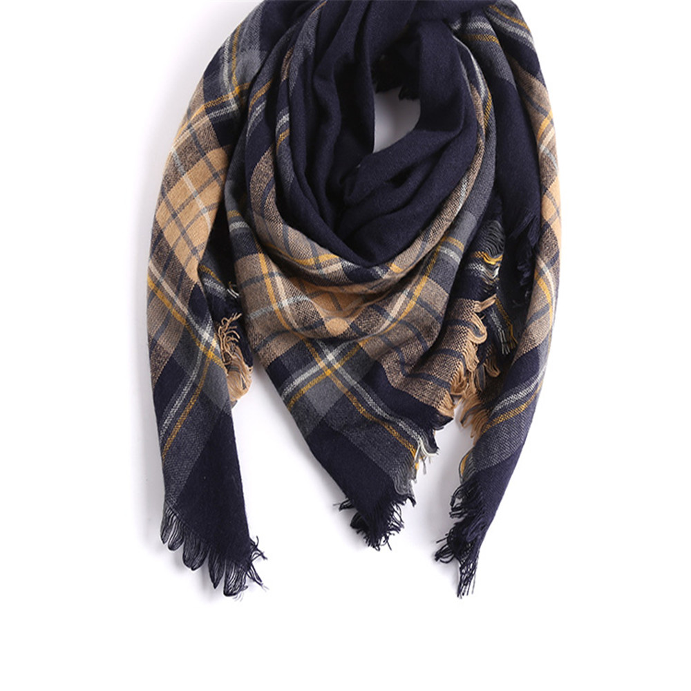 New multicolor Plaid warm fashion scarf scarf