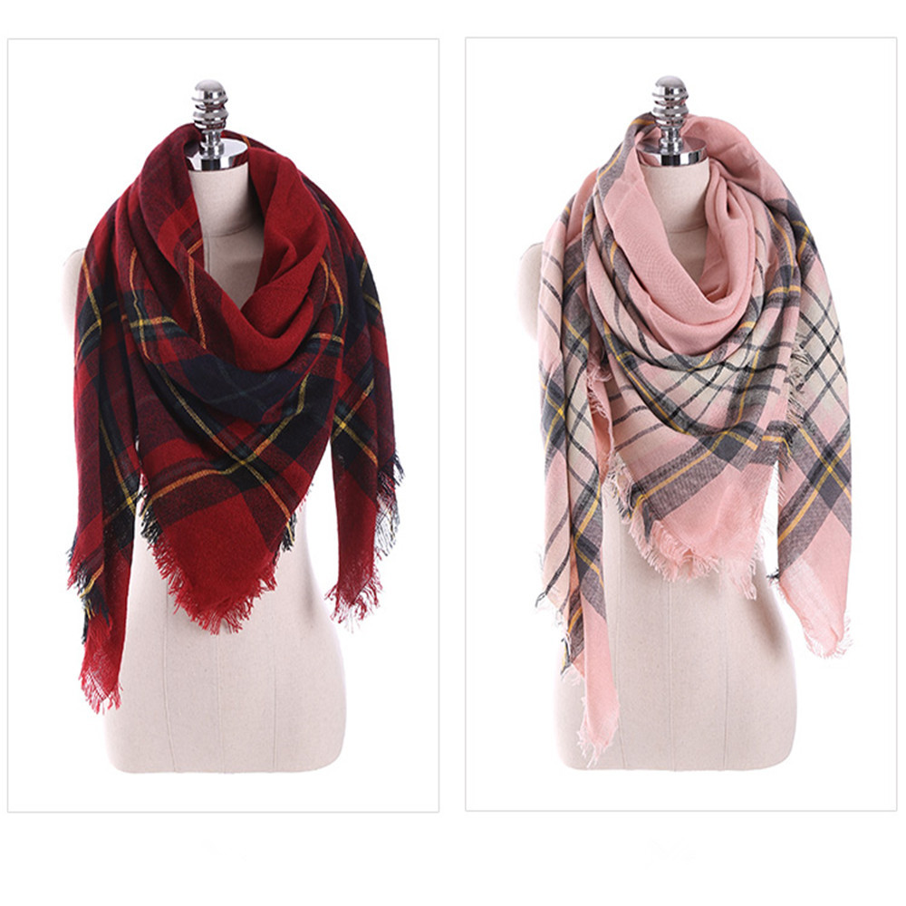 New multicolor Plaid warm fashion scarf scarf