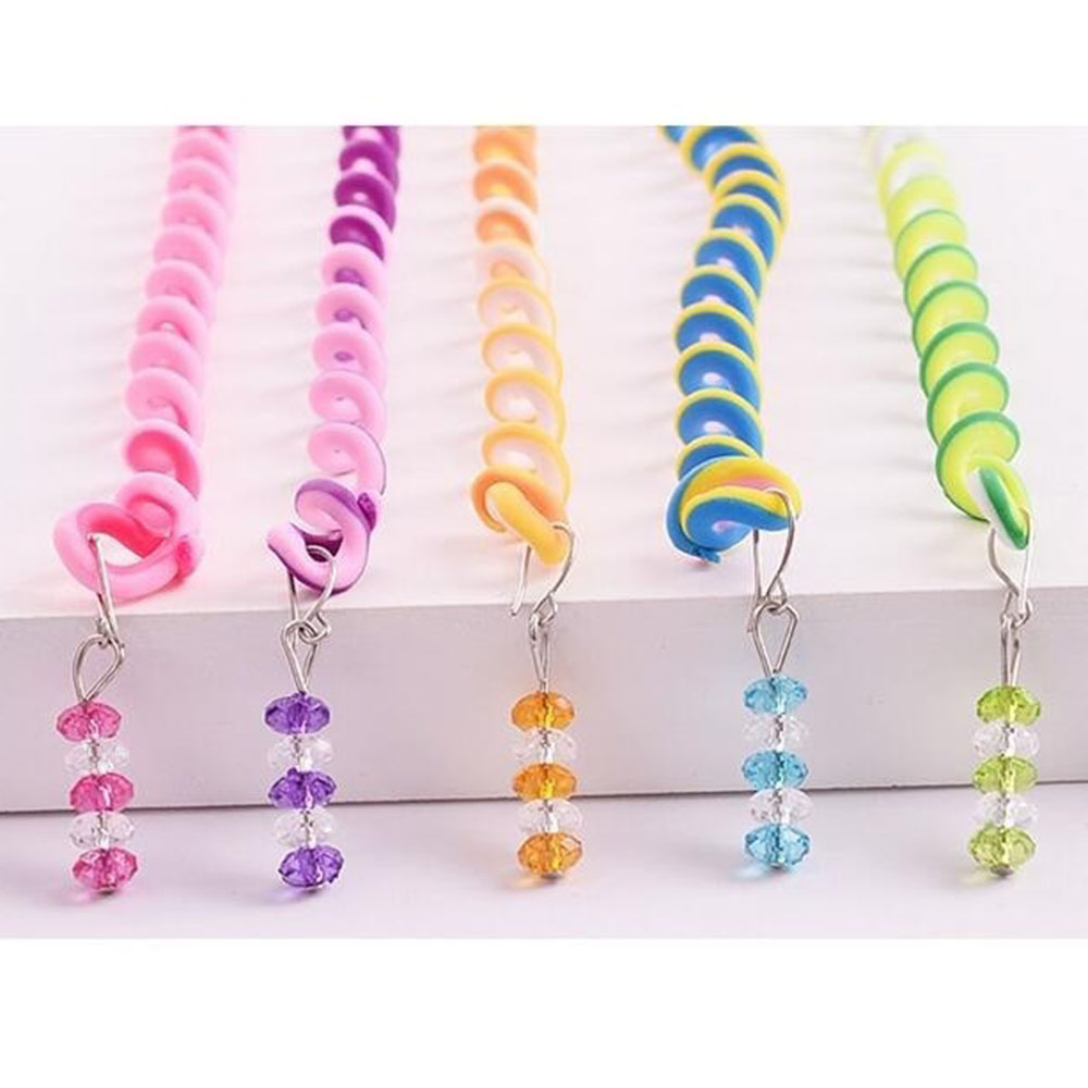 Kids Curler Hair Braid Hair Sticker Baby Girls' Decor Hair Accesories