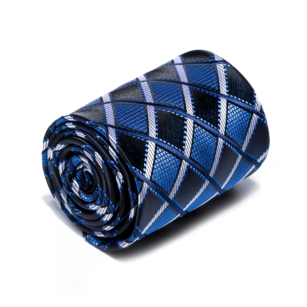 New Fashion Men's Accessories Business Necktie Casual Geometric Plaid All Match Tie