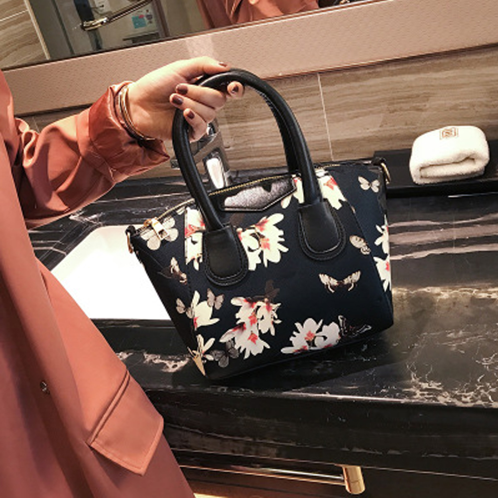 Women's Handbag Printing Pattern Trendy Fashion Multi Functional Bag