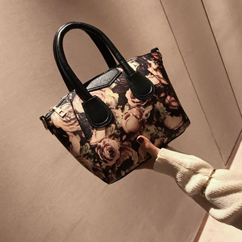 Women's Handbag Printing Pattern Trendy Fashion Multi Functional Bag