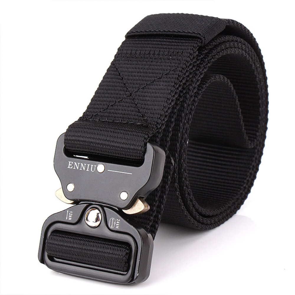 Outdoor Safety Belt Buckle Belt Training Speed Dry Pure Nylon Belt