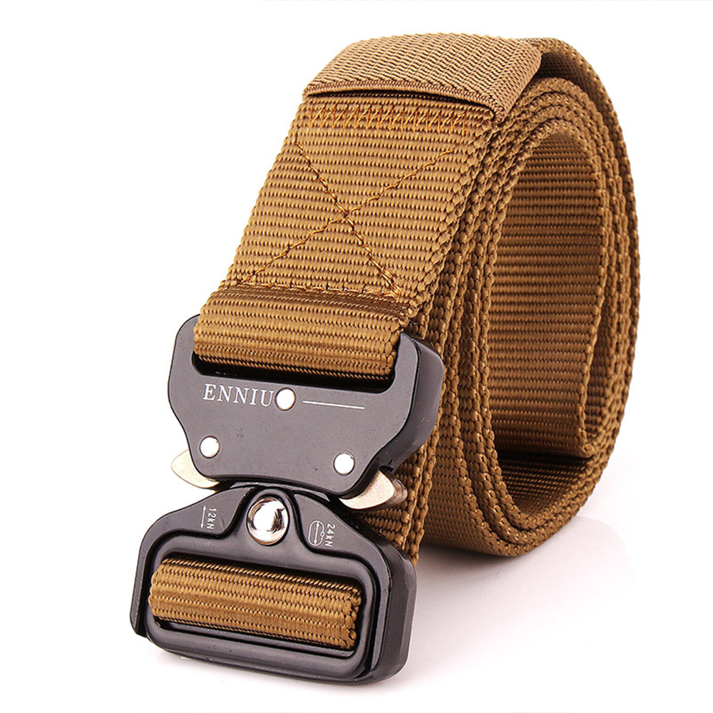 Outdoor Safety Belt Buckle Belt Training Speed Dry Pure Nylon Belt
