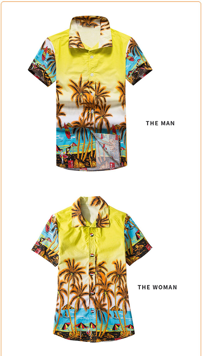 Tropical Print Matching Family Shirt