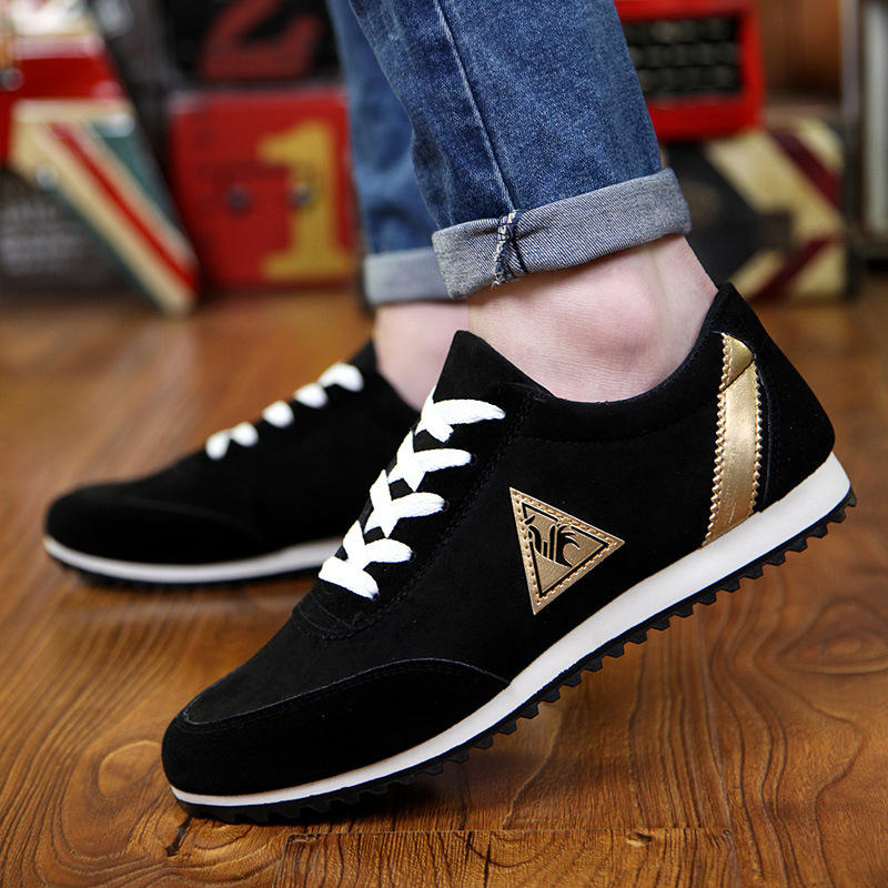 New Men's Casual Flats Shoes Running Sports Breathable Canvas Shoes