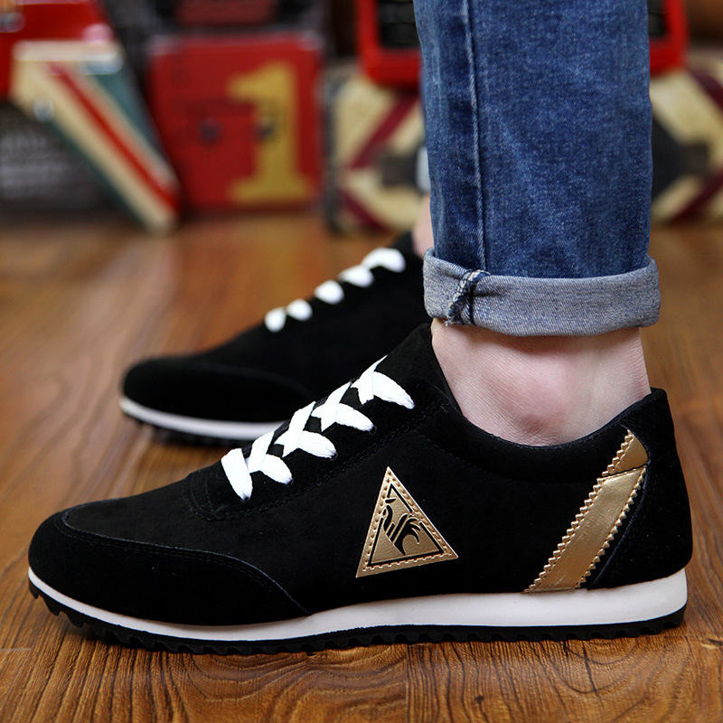 New Men's Casual Flats Shoes Running Sports Breathable Canvas Shoes