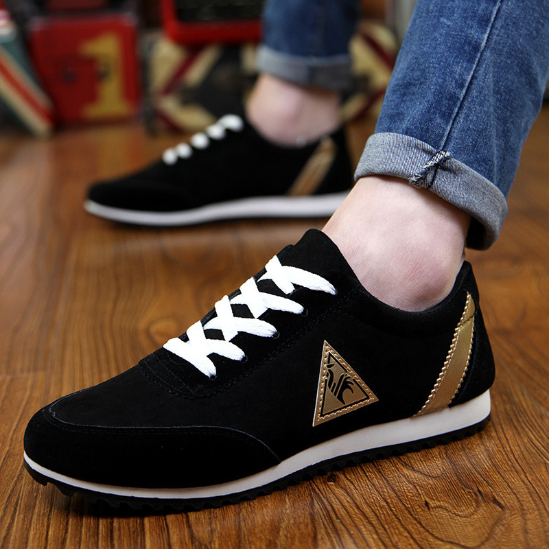 New Men's Casual Flats Shoes Running Sports Breathable Canvas Shoes