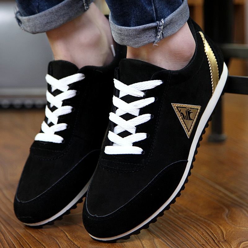 New Men's Casual Flats Shoes Running Sports Breathable Canvas Shoes