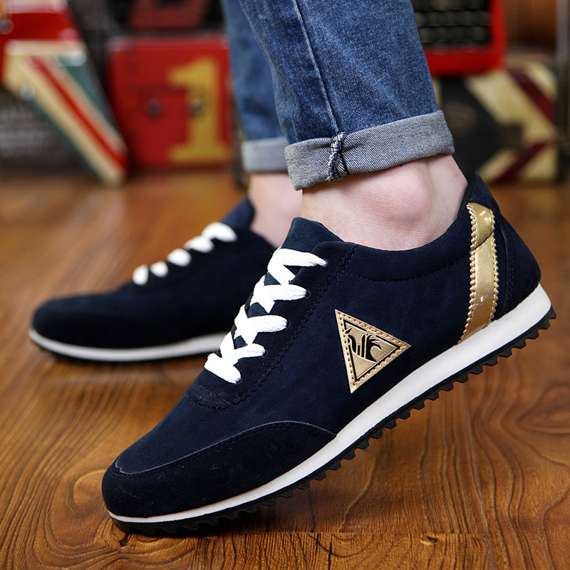New Men's Casual Flats Shoes Running Sports Breathable Canvas Shoes