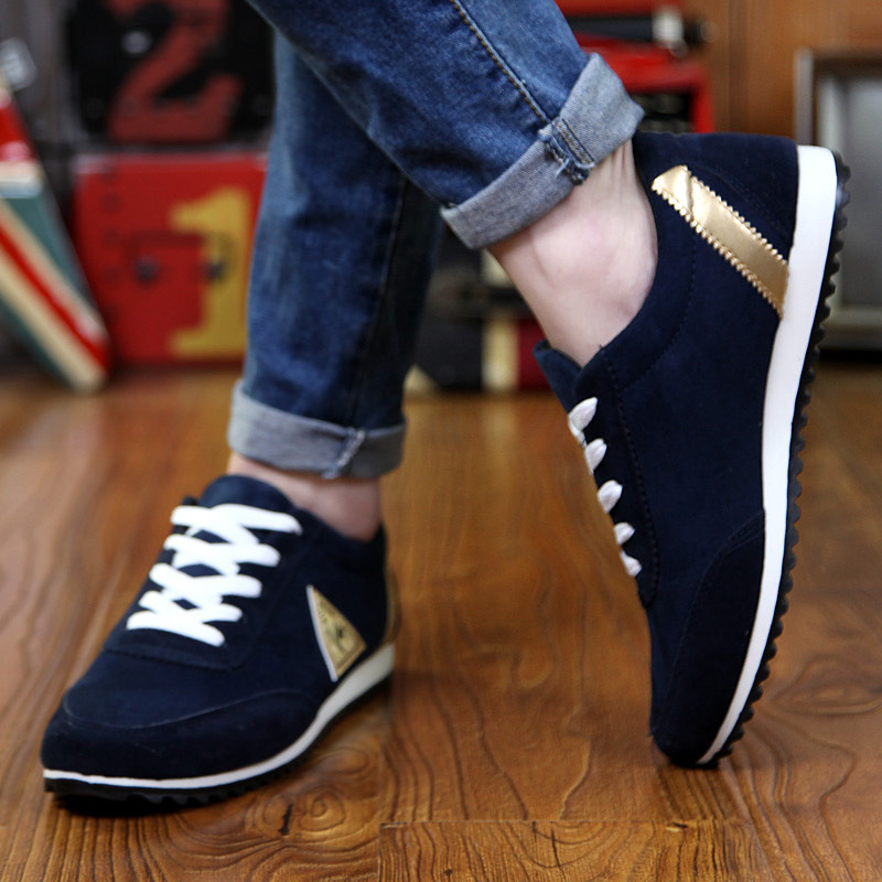 New Men's Casual Flats Shoes Running Sports Breathable Canvas Shoes