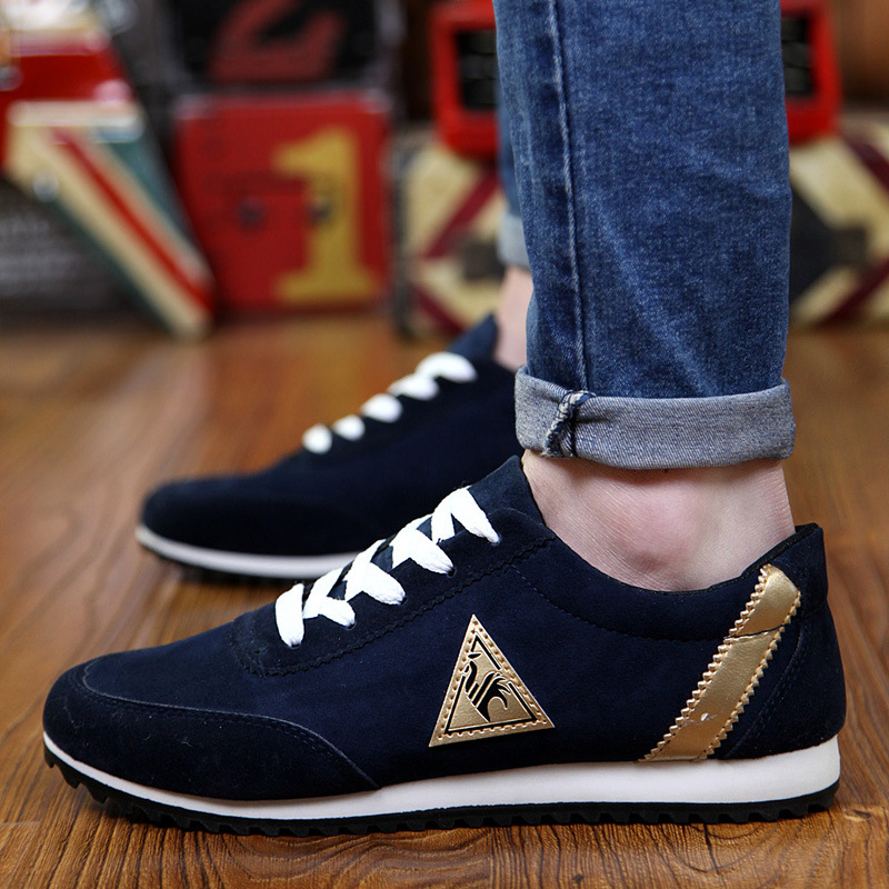 New Men's Casual Flats Shoes Running Sports Breathable Canvas Shoes