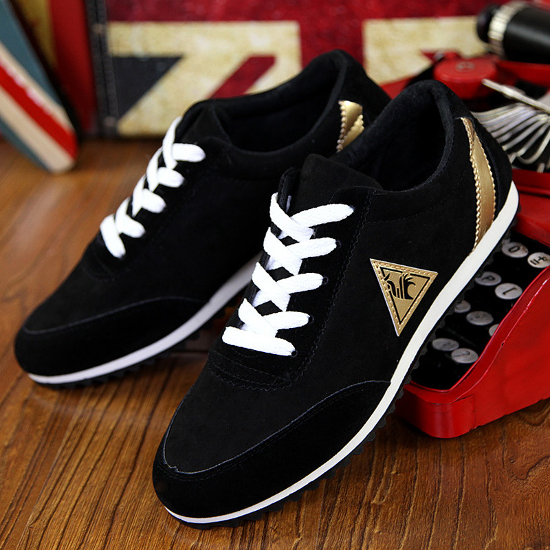New Men's Casual Flats Shoes Running Sports Breathable Canvas Shoes