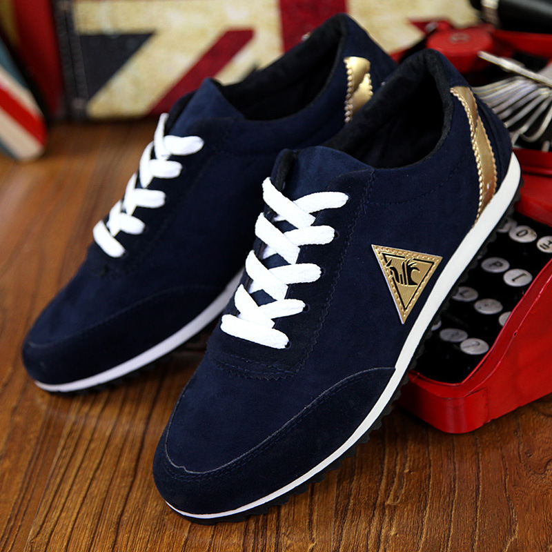 New Men's Casual Flats Shoes Running Sports Breathable Canvas Shoes