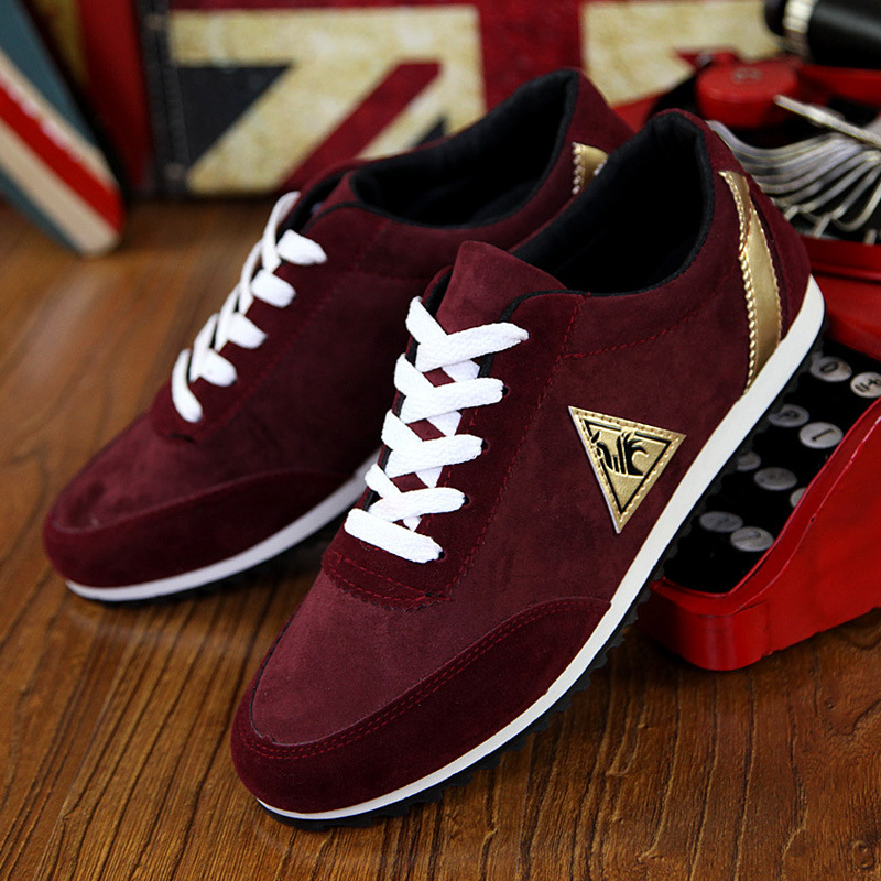 New Men's Casual Flats Shoes Running Sports Breathable Canvas Shoes