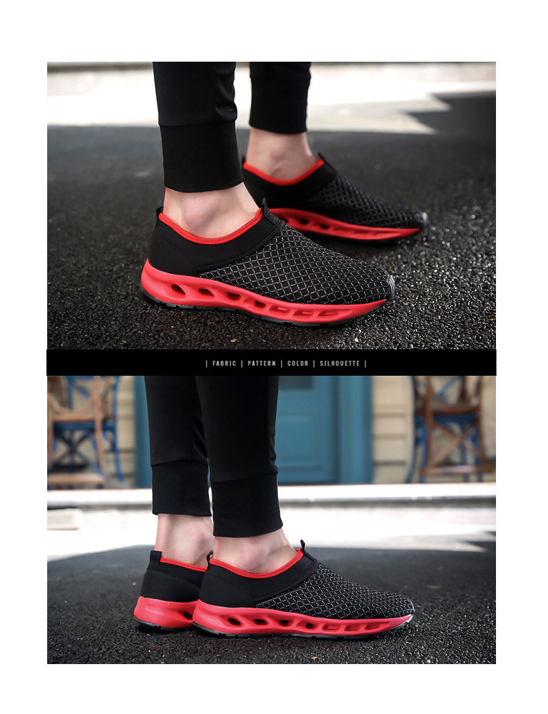 Men Textile Breathable Running Sneakers Outdoor Water Shoes
