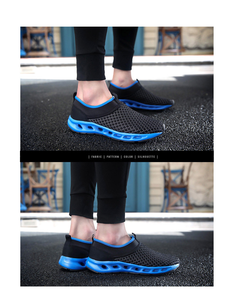 Men Textile Breathable Running Sneakers Outdoor Water Shoes