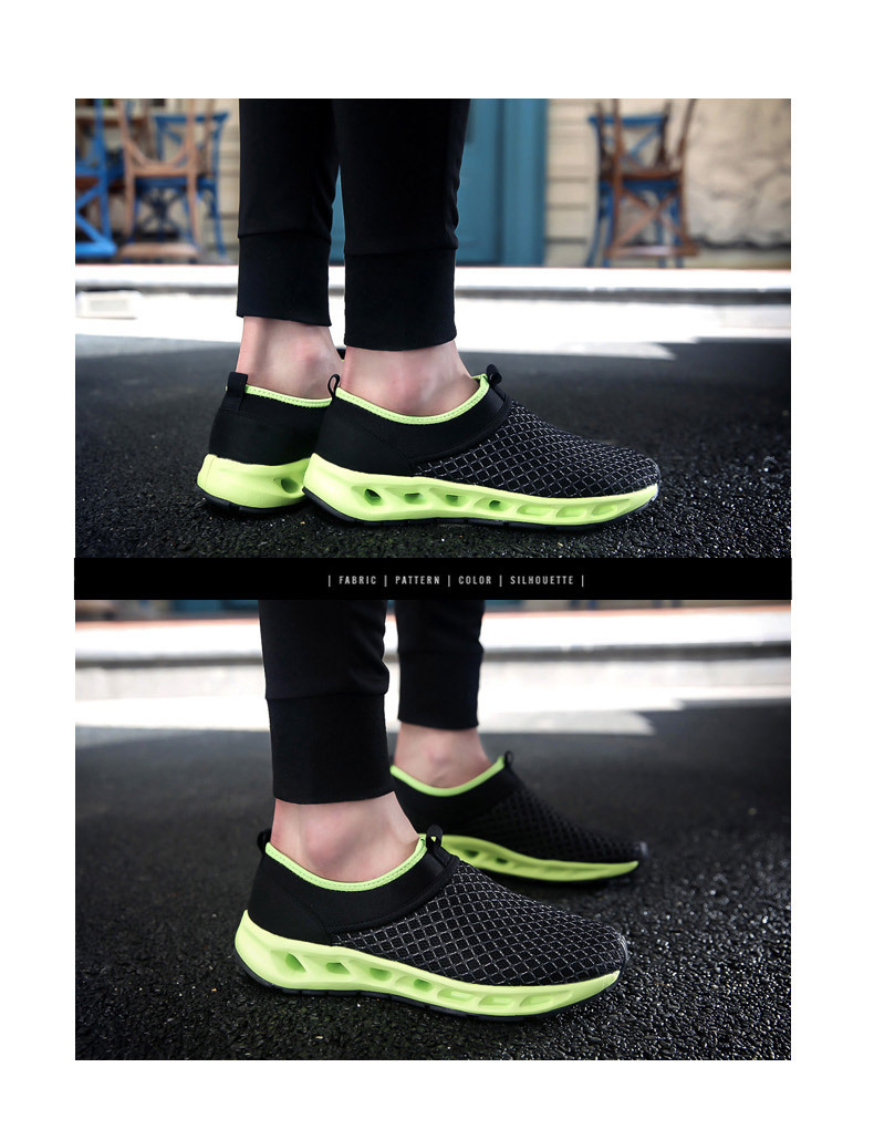 Men Textile Breathable Running Sneakers Outdoor Water Shoes