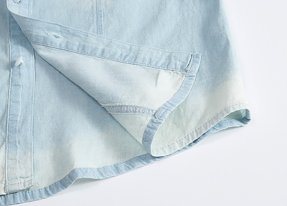 Men's Waistcoat Cozy Solid Color Sleeveless Denim Coat