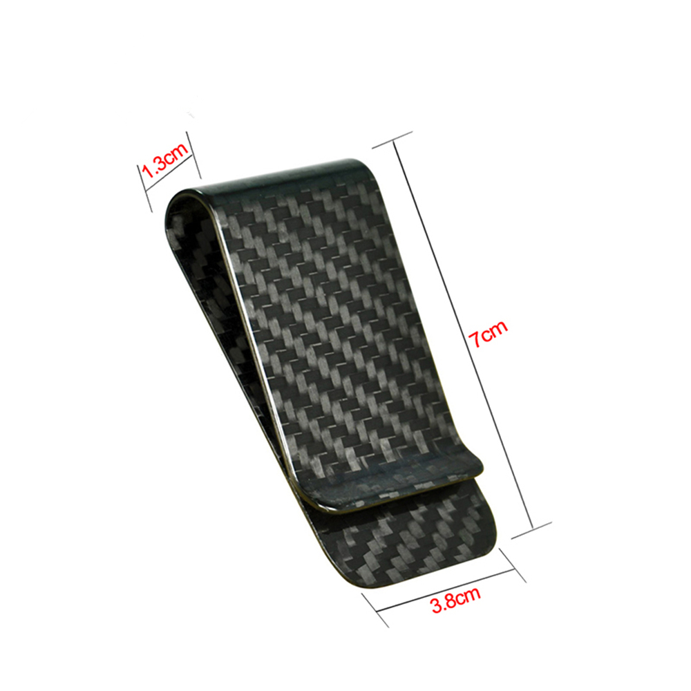 Carbon Fiber Money Clip Credit Card Holder