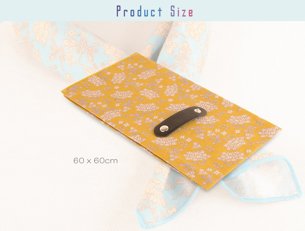 Multifunctional Flower Printed Cutton Square Kerchief for Women