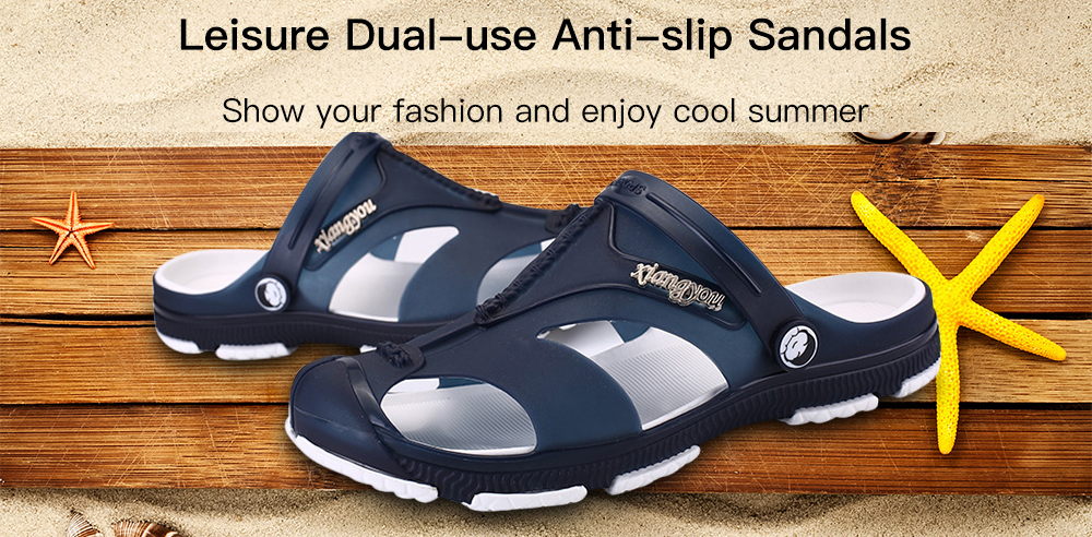 Leisure Breathable Dual-use Anti-slip Sandals for Men