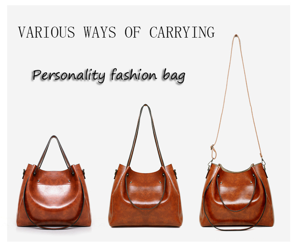 Fashion Women Bags High Quality PU Leather Shoulder Bag Ladies Handbags