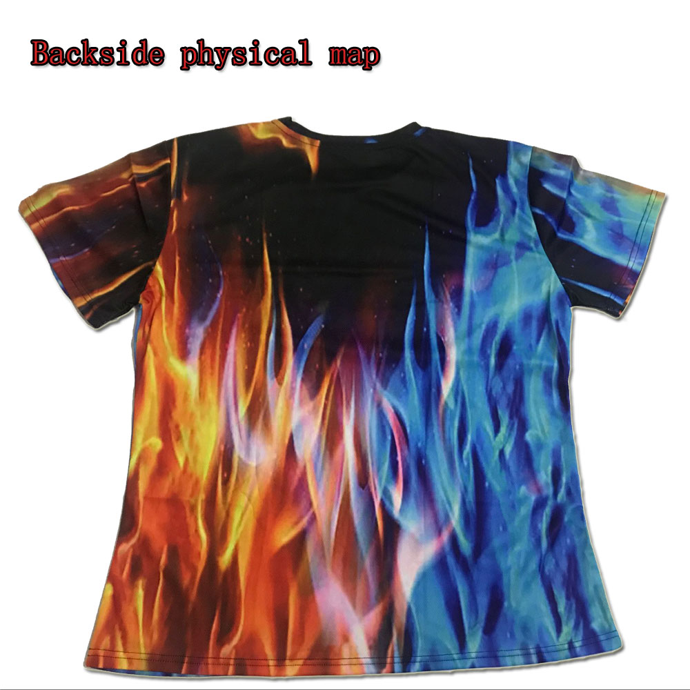 Men's Summer Digital Printing 3D Short Sleeved T-shirts