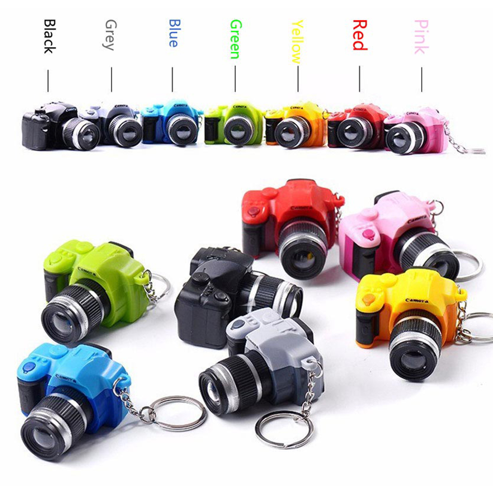 LED Keychain Camera Model with Sound