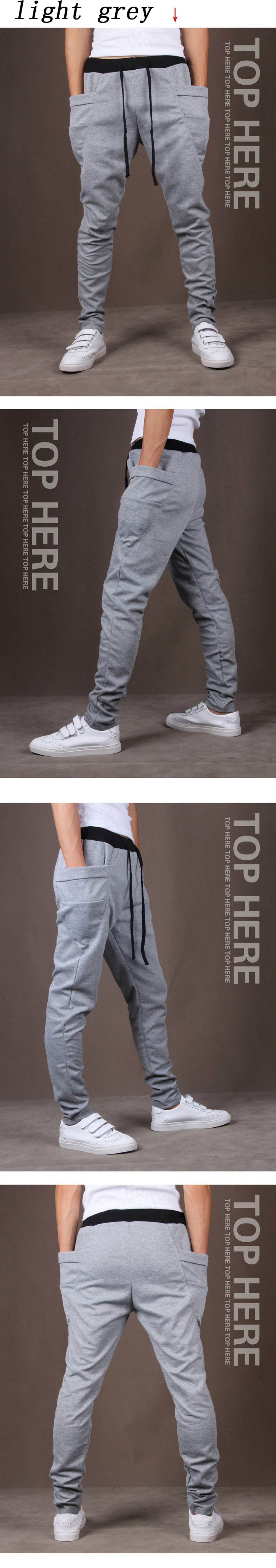 Men's Sports Casual Pants Trend Harem Pants Cheap Walking Pants