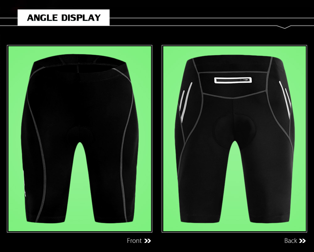 Men's Bicycle Riding Sports Pants Stretch Tight 4D Padded Cycling Shorts