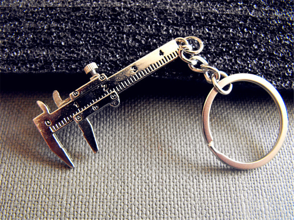 Vernier Caliper Creative Keychain