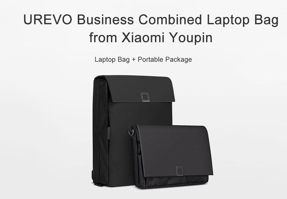 UREVO Business Water-resistant Multifunctional Combined Laptop Bag from Xiaomi Youpin
