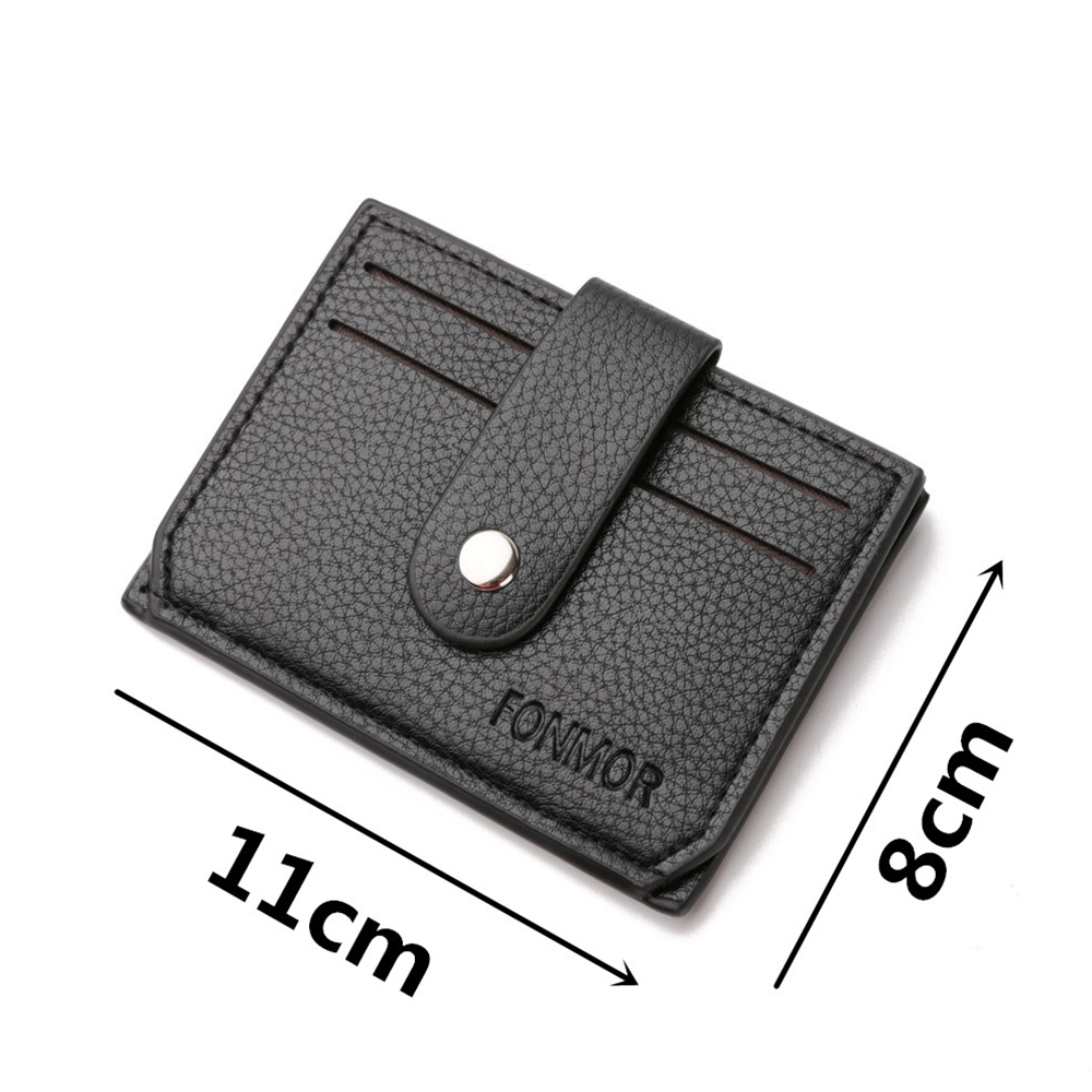 Fonmor Business Men Wallet with Zipper Coin Pocket Designer Men Purse Card Holder