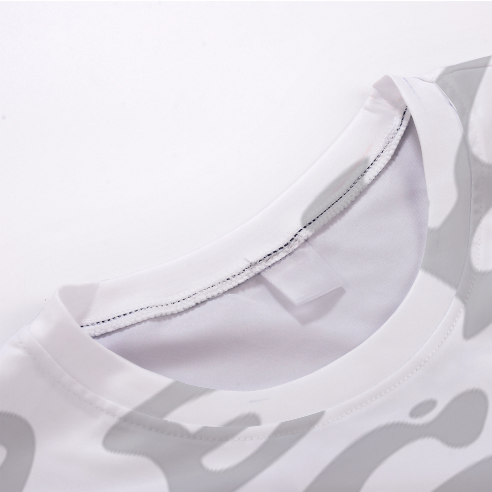 Casual Fashion Round Neck Print Short Sleeve